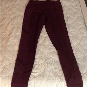 Victoria’s Secret Sport Burgundy Leggings